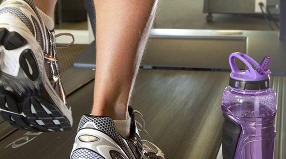 Modern gym at With Hotel in Tromso